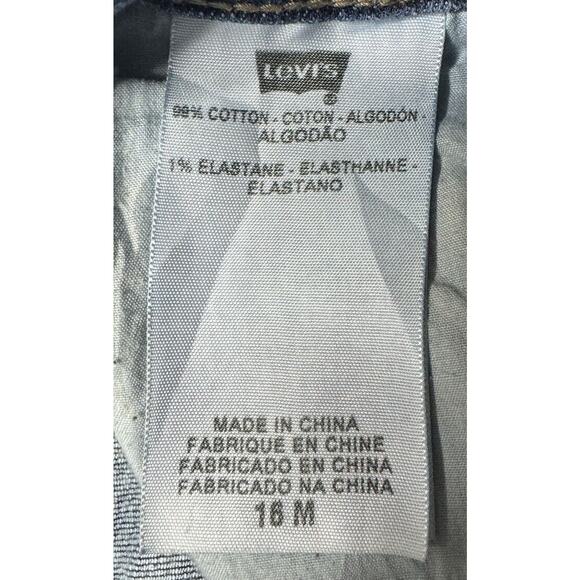 Levis 512 Women's Perfectly Slimming Bootcut Blue Jeans - Size 16M (34x30.5) - Picture 7 of 7